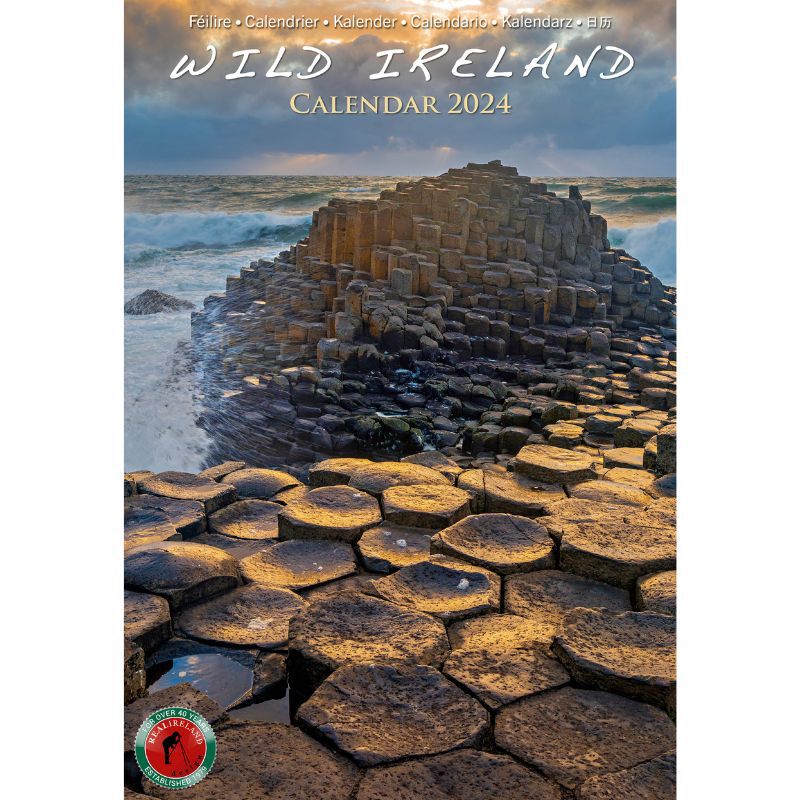 A5 Wild Ireland Scenic Views 2024 Calendar Photographer Liam Blake